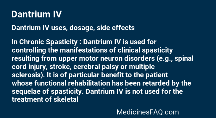 Dantrium IV