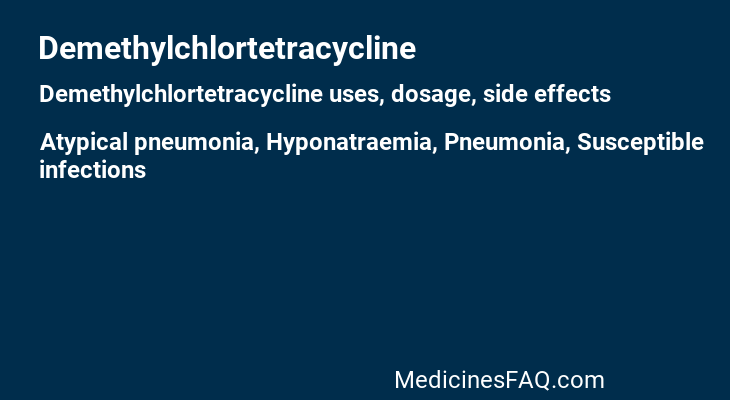 Demethylchlortetracycline