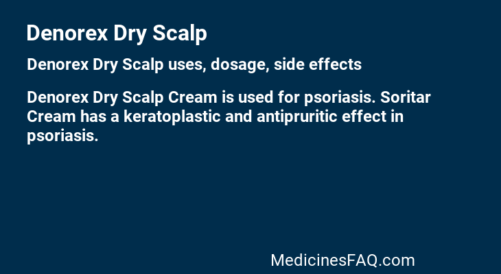 Denorex Dry Scalp