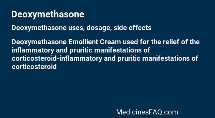 Deoxymethasone