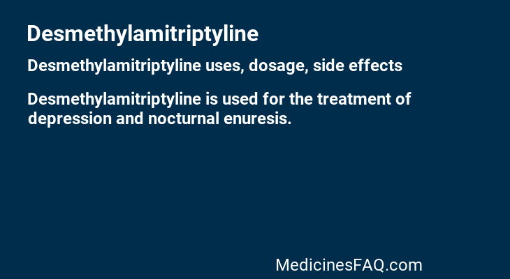 Desmethylamitriptyline