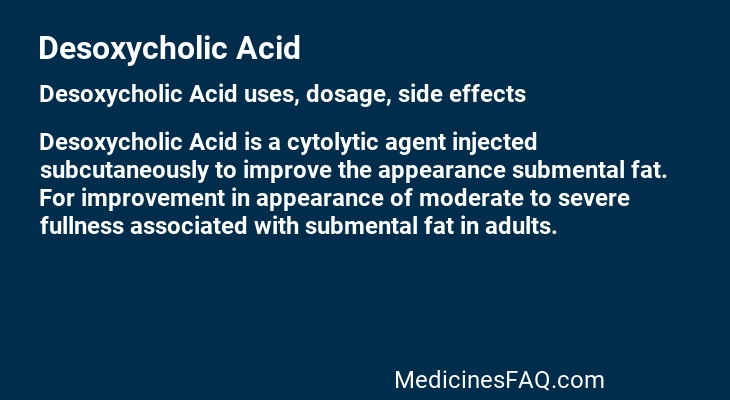 Desoxycholic Acid