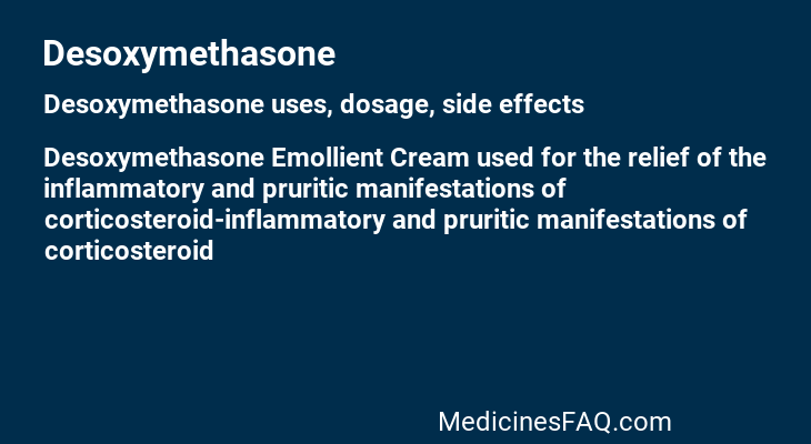 Desoxymethasone