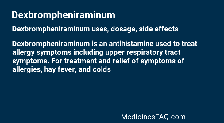 Dexbrompheniraminum