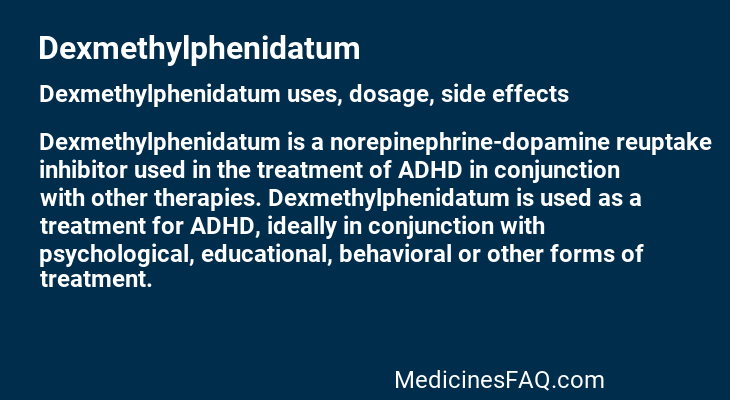 Dexmethylphenidatum