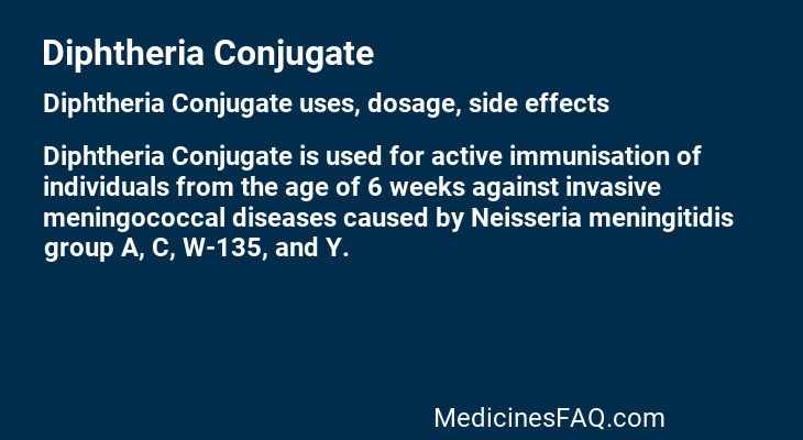 Diphtheria Conjugate