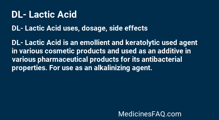 DL- Lactic Acid