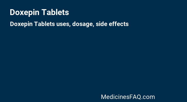 Doxepin Tablets