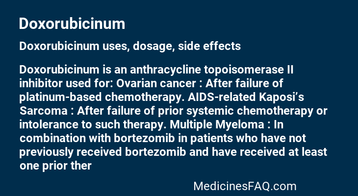 Doxorubicinum