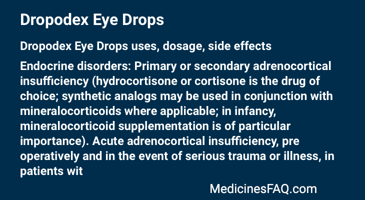 Dropodex Eye Drops