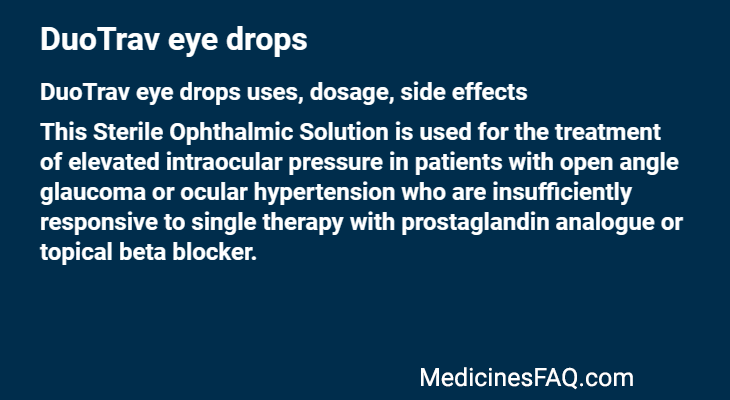 DuoTrav eye drops