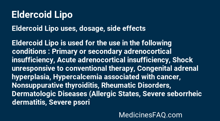 Eldercoid Lipo