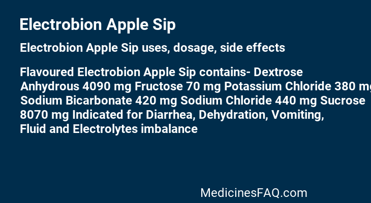 Electrobion Apple Sip