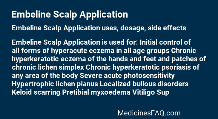 Embeline Scalp Application