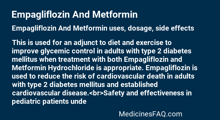 Empagliflozin And Metformin