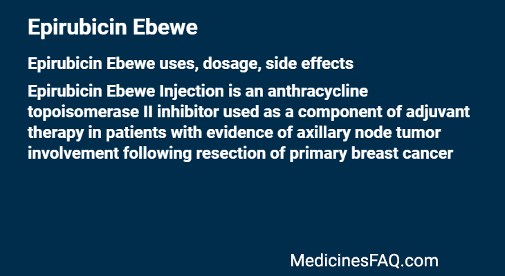 Epirubicin Ebewe