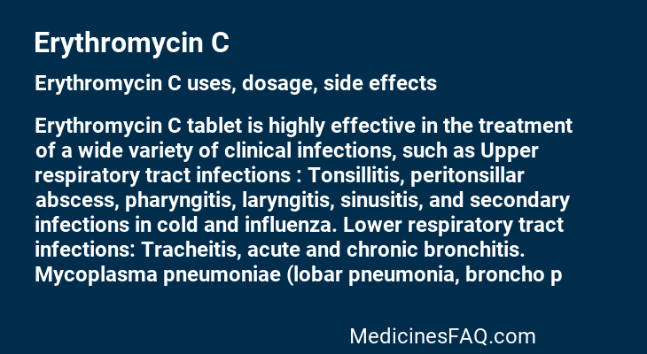 Erythromycin C