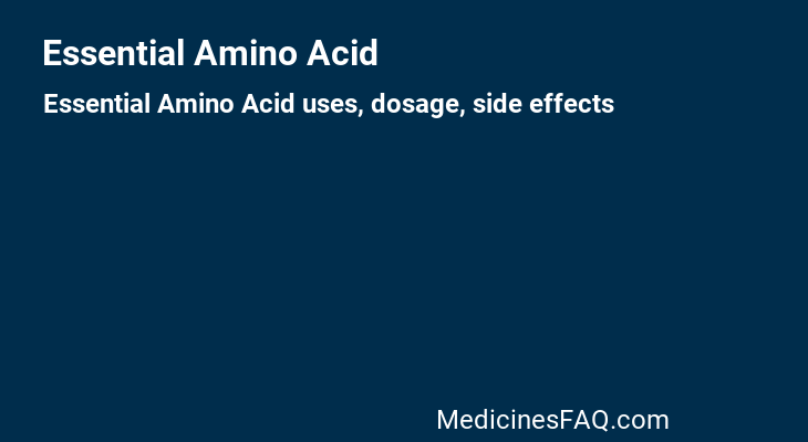 Essential Amino Acid