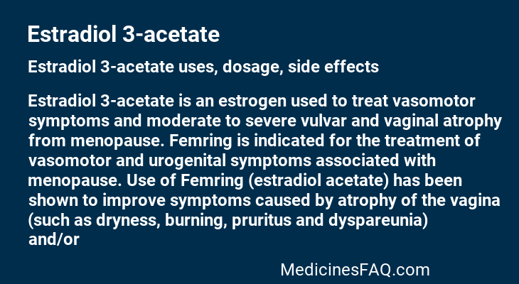 Estradiol 3-acetate