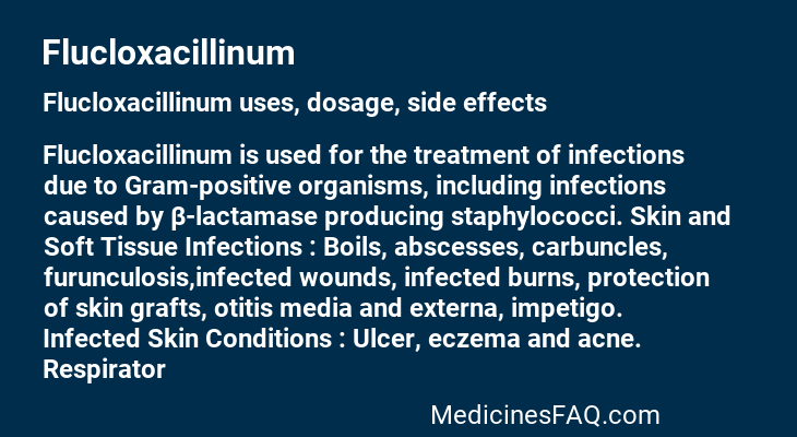 Flucloxacillinum