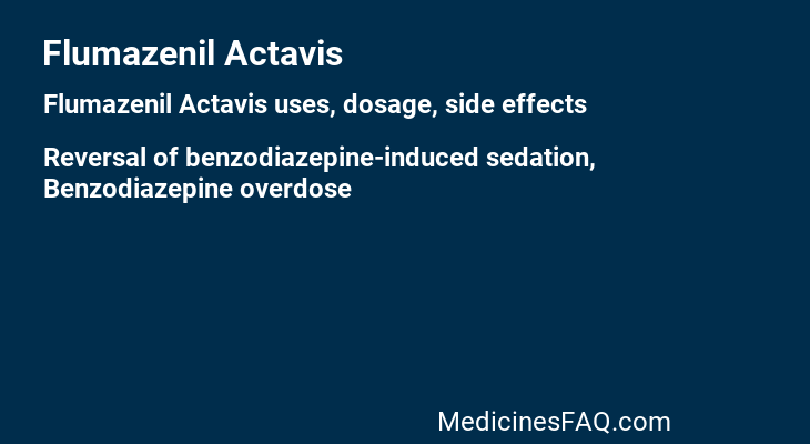 Flumazenil Actavis