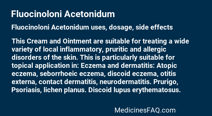 Fluocinoloni Acetonidum