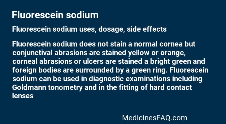 Fluorescein sodium