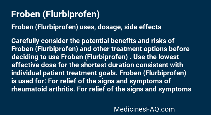 Froben (Flurbiprofen)