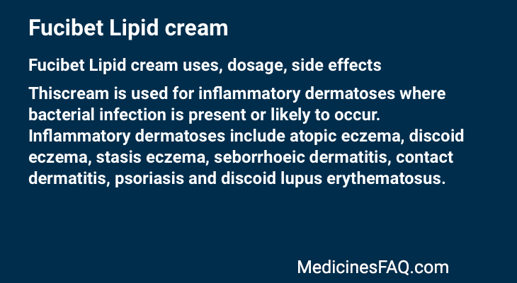 Fucibet Lipid cream