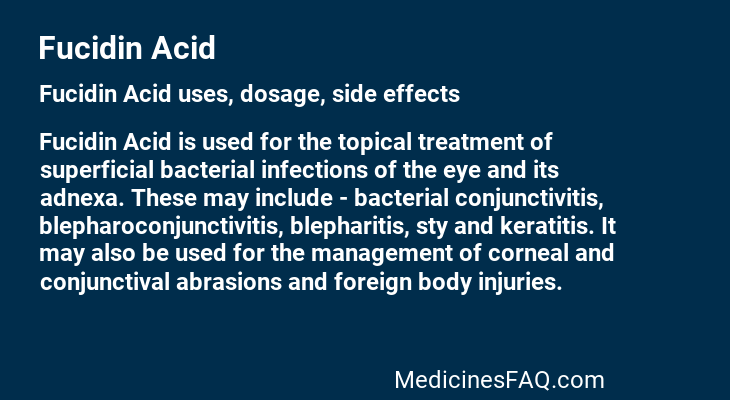 Fucidin Acid
