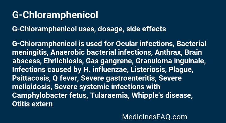 G-Chloramphenicol