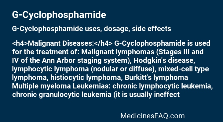 G-Cyclophosphamide