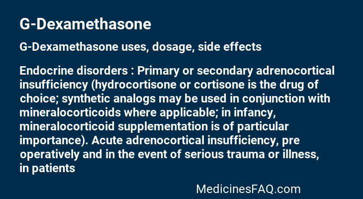 G-Dexamethasone