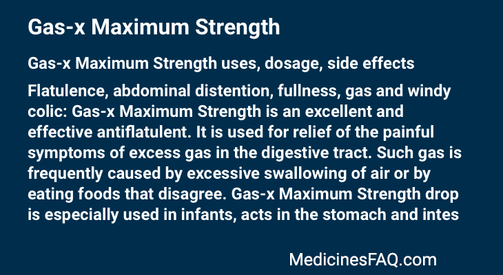 Gas-x Maximum Strength