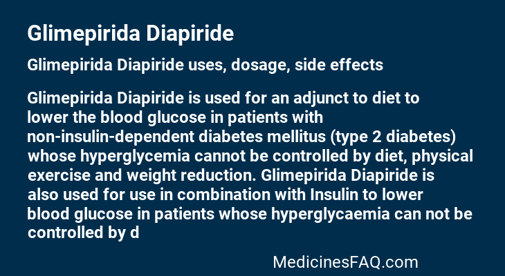 Glimepirida Diapiride