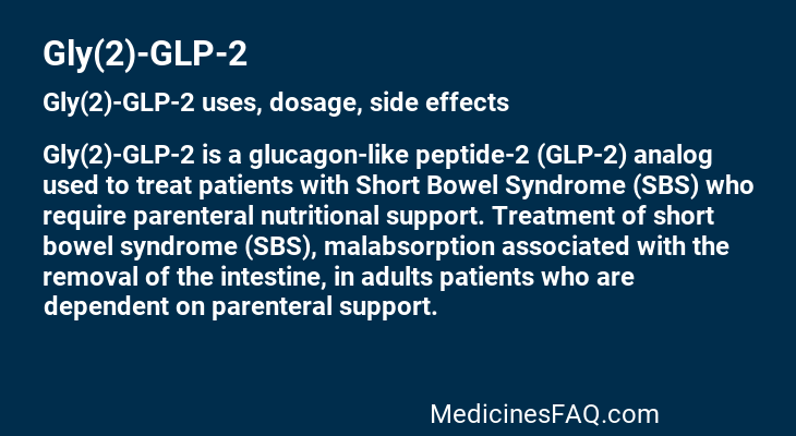 Gly(2)-GLP-2