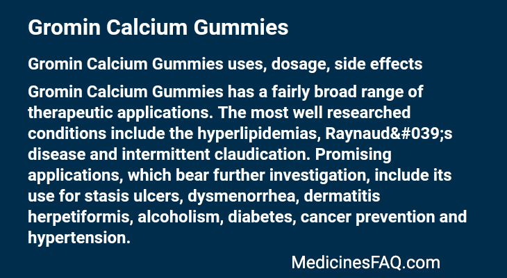 Gromin Calcium Gummies