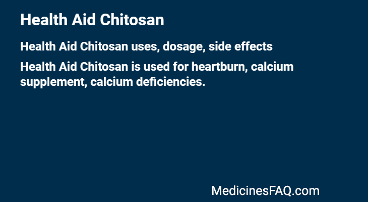Health Aid Chitosan