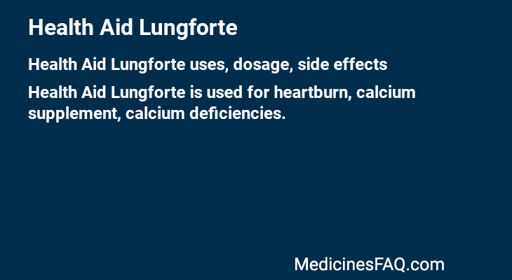 Health Aid Lungforte