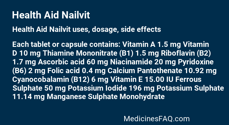 Health Aid Nailvit