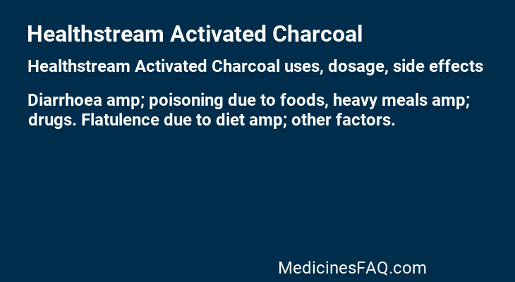 Healthstream Activated Charcoal