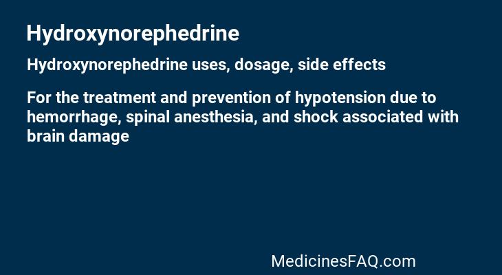 Hydroxynorephedrine