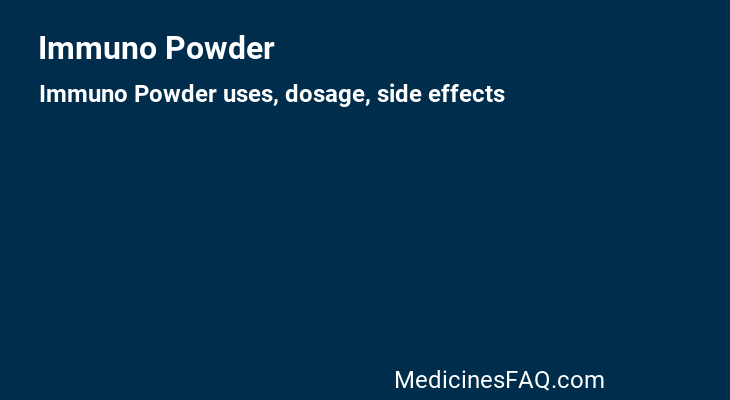 Immuno Powder