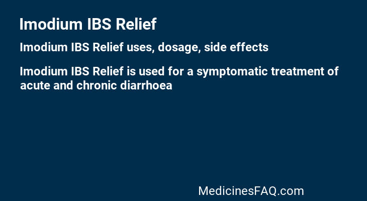 Imodium IBS Relief