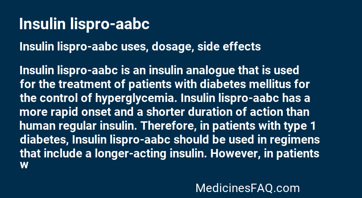 Insulin lispro-aabc