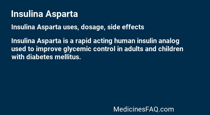 Insulina Asparta