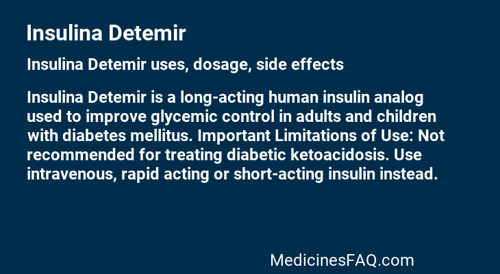 Insulina Detemir