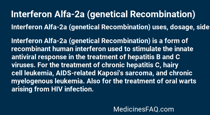 Interferon Alfa-2a (genetical Recombination)