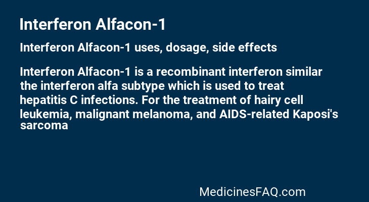 Interferon Alfacon-1