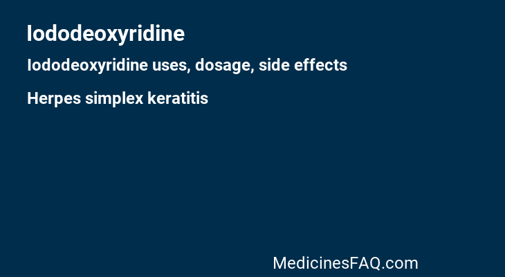 Iododeoxyridine